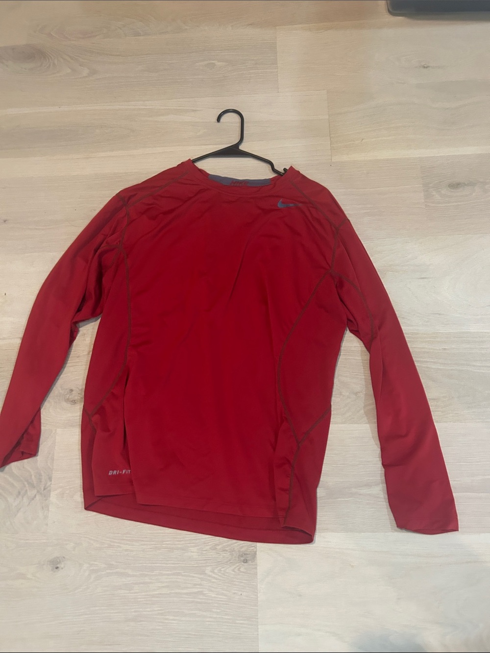 Nike Red Long Sleeve Dri-FIT Training Top (Men’s XL) (Fits Large as well)